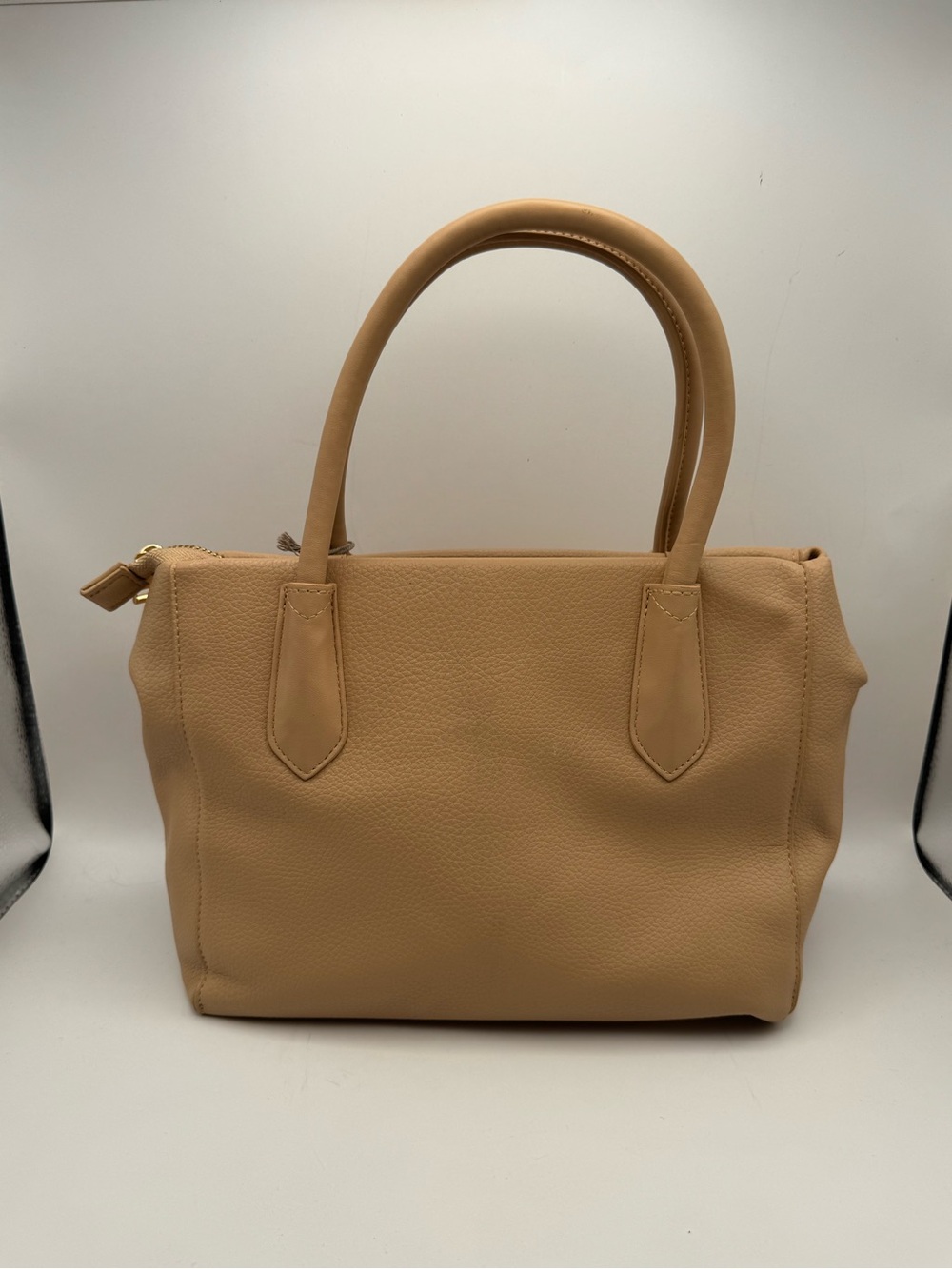a new day Tan Shoulder Bag with Top Handles